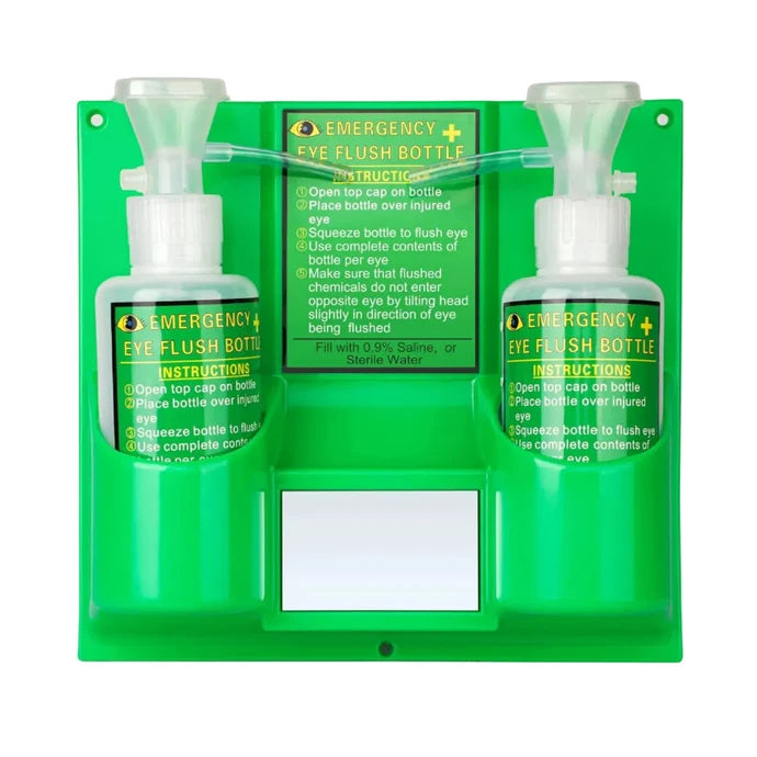 محطة غسل العيون الطارئة (مجموعة زجاجة غسل العيون) Emergency Eye Wash Station (Eye Flush Bottle Kit)