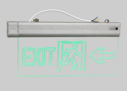 لافتة خروج طوارئ مضيئة أكريليك شفاف  | Acrylic LED Emergency Exit Sign