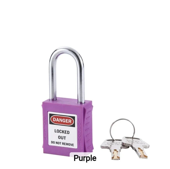 قفل لوك اوت ستيل 38 مم  | Boyue S/S38-KD 38mm Steel Shackle Safety Padlock